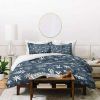 Duvet Cover Bedding Sets * | Deals Iveta Abolina Oslo Winter Duvet Cover Set Blue Deny Designs