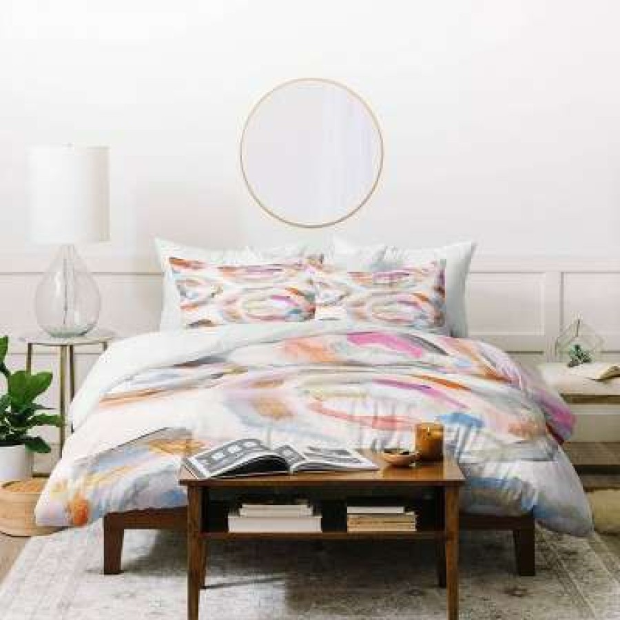 Duvet Cover Bedding Sets * | Brand New Laura Fedorowicz Festival Bloom Duvet Set Deny Designs