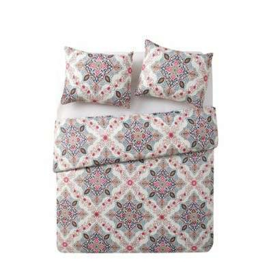 Quilt Bedding Sets * | Promo 3Pc Wyndham Pinsonic Reversible Quilt Set Beige Vcny