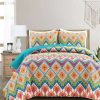 Quilt Bedding Sets * | New Lush Decor Boho Chevron Quilt Set Lush Decor Multicolor