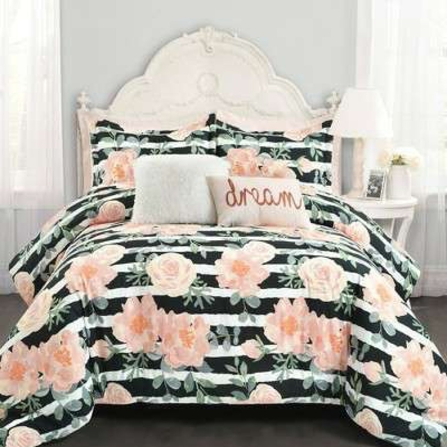 Bedding Collections * | Hot Sale Lush Decor Amara Watercolor Collection Lush Decor