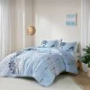 Duvet Cover Bedding Sets * | Cheapest Madison Park Julio Cotton Duvet Cover Set Blue