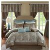 Comforter Bedding Sets * | Top 10 Madison Park Isabella Embroide Paisley Bedroom In A Bag 24Pc