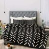 Comforter Bedding Sets * | Best Reviews Of Nick Quintero Herringbone Comforter Set Deny Designs Black/White