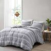 Duvet Cover Bedding Sets * | Buy Ansley Striped Organic Cotton Yarn Dyed Duvet Set Clean Spaces