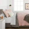 Comforter Bedding Sets * | Deals Solid Microfiber Reversible Decorative Bed Set With Throw Room Essentials