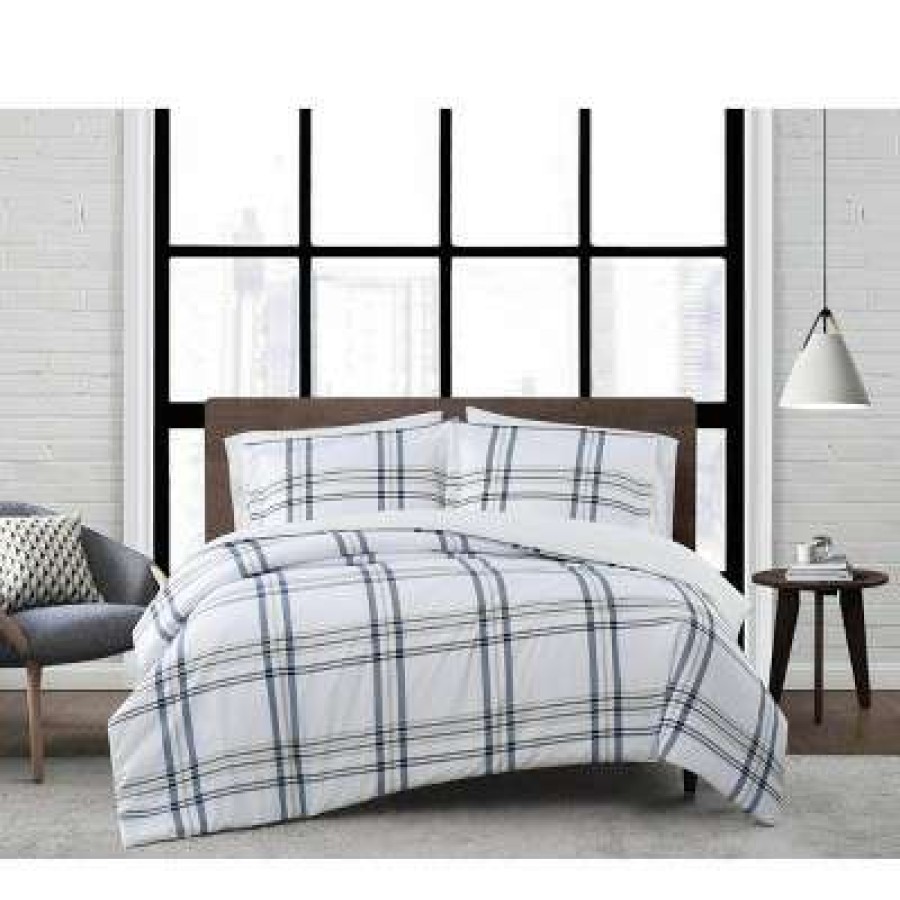 Bedding Collections * | New London Fog Kent Plaid Bedding Collection