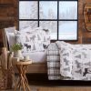 Quilt Bedding Sets * | Best Sale Great Bay Home Wilderness Lodge Reversible Quilt Set King Grey