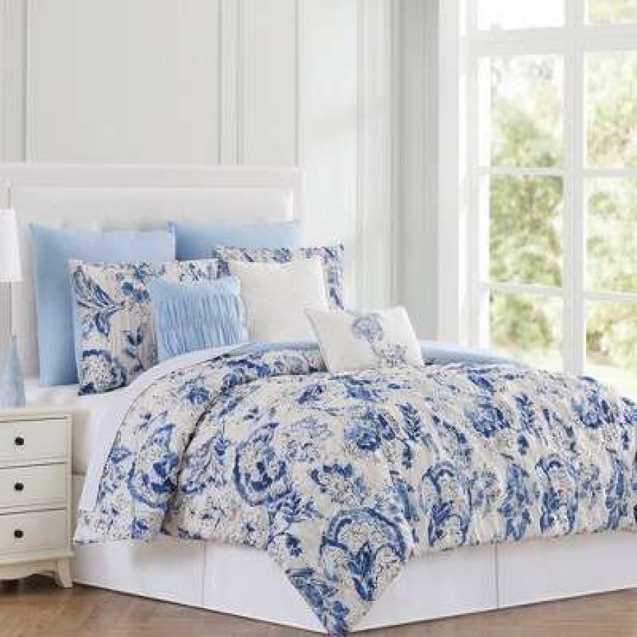 Comforter Bedding Sets * | Outlet Modern Threads 8 Piece Fashion Comforter Set Ines.