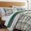 Comforter Bedding Sets * | Hot Sale Eddie Bauer Timbers Reversible Comforter & Sham Set Green