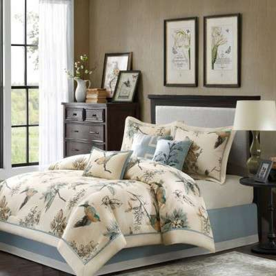 Bedding Collections * | Buy Madison Park Ramsey Birds Bedding And Bath Collection