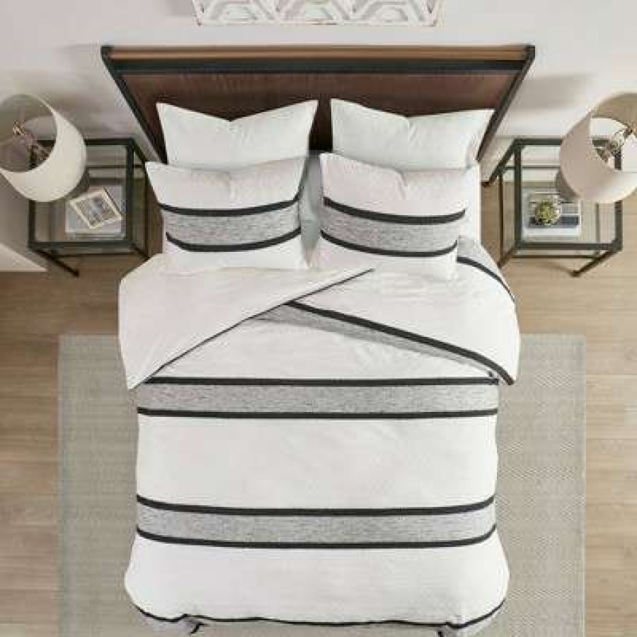 Bedding Collections * | Top 10 Ink+Ivy Cole Cotton Jacquard Bedding Collection