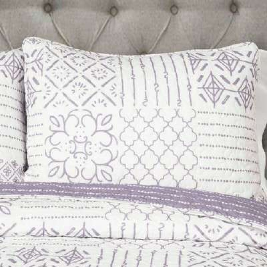 Quilt Bedding Sets * | Brand New Lush Decor Monique Quilt Set Lush Decor