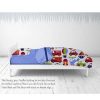 Comforter Bedding Sets * | Best Pirce Bacati Transportation Blue Navy Green Red Orange 4 Pc Toddler Bedding Set