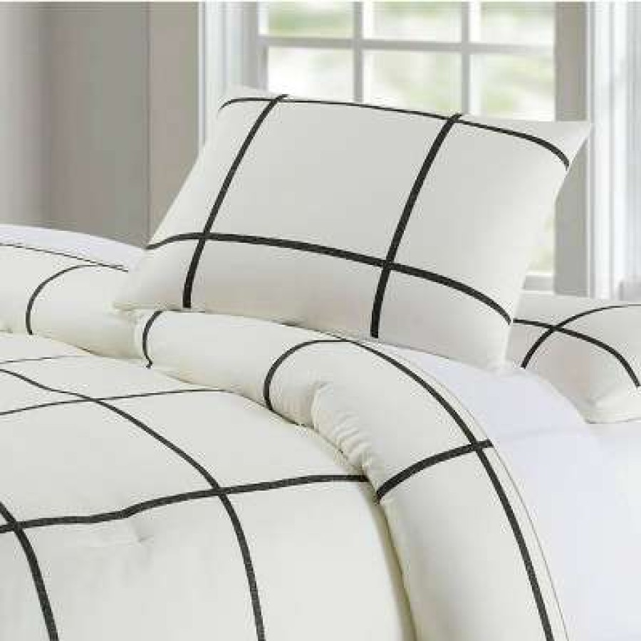 Bedding Collections * | Promo Truly Soft Everyday Kurt Windowpane Bedding Collection