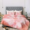 Duvet Cover Bedding Sets * | Coupon Amy Sia Tie Dye Duvet Set Deny Designs Pink