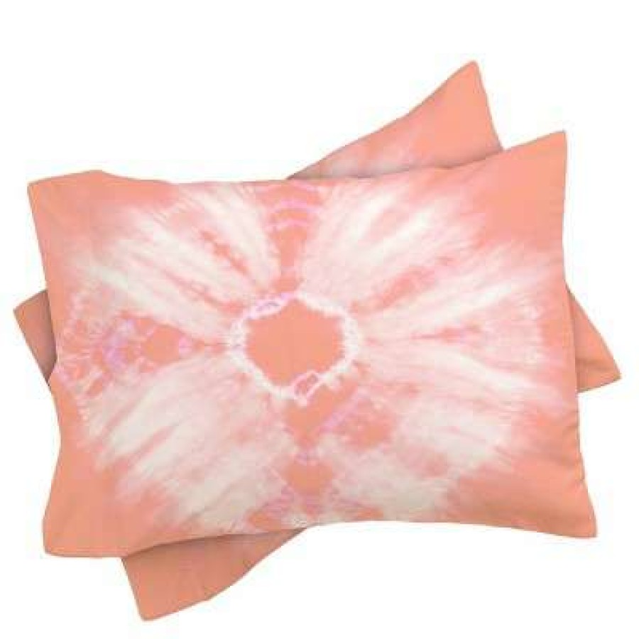 Duvet Cover Bedding Sets * | Coupon Amy Sia Tie Dye Duvet Set Deny Designs Pink