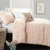 Comforter Bedding Sets * | Best Reviews Of Lush Decor Lush Decor Distressed Metallic Heart Print Comforter & Sham Set