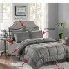 Comforter Bedding Sets * | Budget Elegant Comfort Luxury Softest, Coziest 8-Piece Bed-In-A-Bag Bamboo Pattern Comforter Set Silky Soft Complete Set Includes Bed Sheet Set With Double Sided Storage Pockets