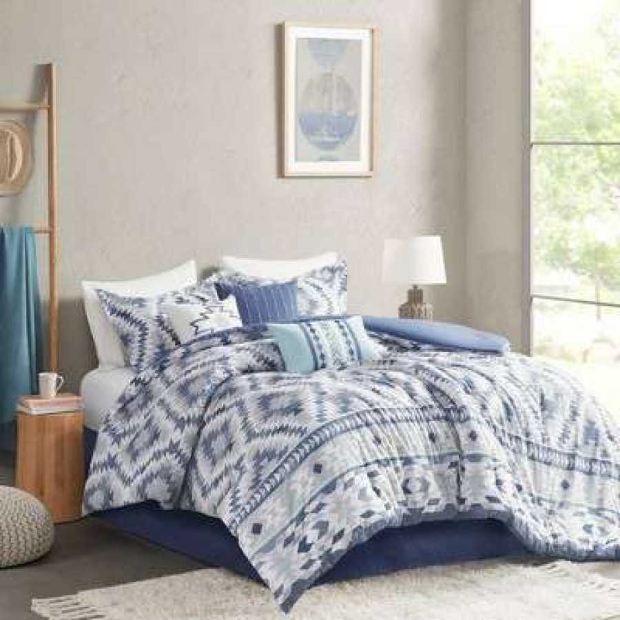 Comforter Bedding Sets * | Flash Sale Madison Park Rene Cotton Comforter Set