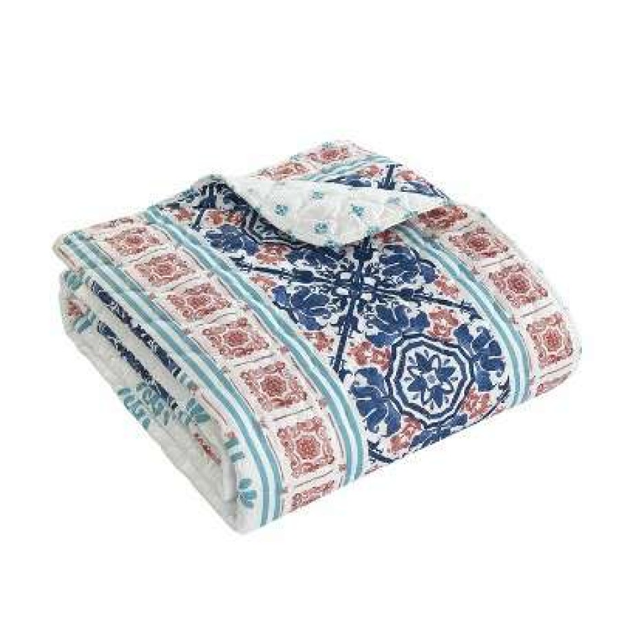 Quilt Bedding Sets * | Top 10 Chloe Reversible Quilt Set Idea Nuova Blue