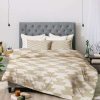 Comforter Bedding Sets * | Best Sale Little Arrow Design Co Boho Geometric Aztec Comforter Set Deny Designs Beige