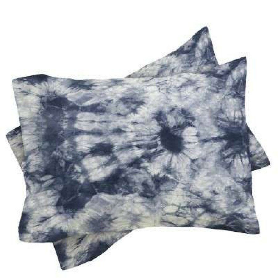 Duvet Cover Bedding Sets * | Budget Amy Sia Tie Dye 3 Duvet Set Deny Designs Navy