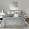 Comforter Bedding Sets * | Cheap Intelligent Design Arielle Metallic Printed Comforter Set