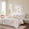 Duvet Cover Bedding Sets * | New Intelligent Design Vanessa Metallic Printed Duvet Cover Set /Gold Blush