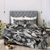 Comforter Bedding Sets * | Discount Marta Barragan Camarasa Jungle Bw Comforter Set Deny Designs Black/White