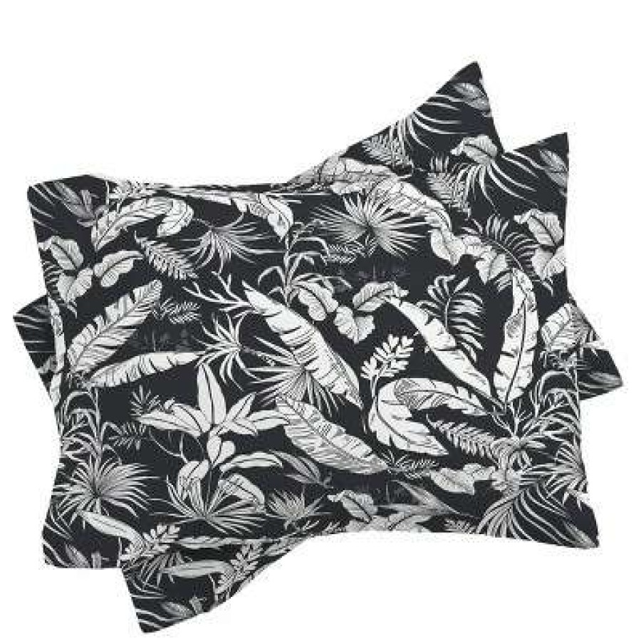 Comforter Bedding Sets * | Discount Marta Barragan Camarasa Jungle Bw Comforter Set Deny Designs Black/White