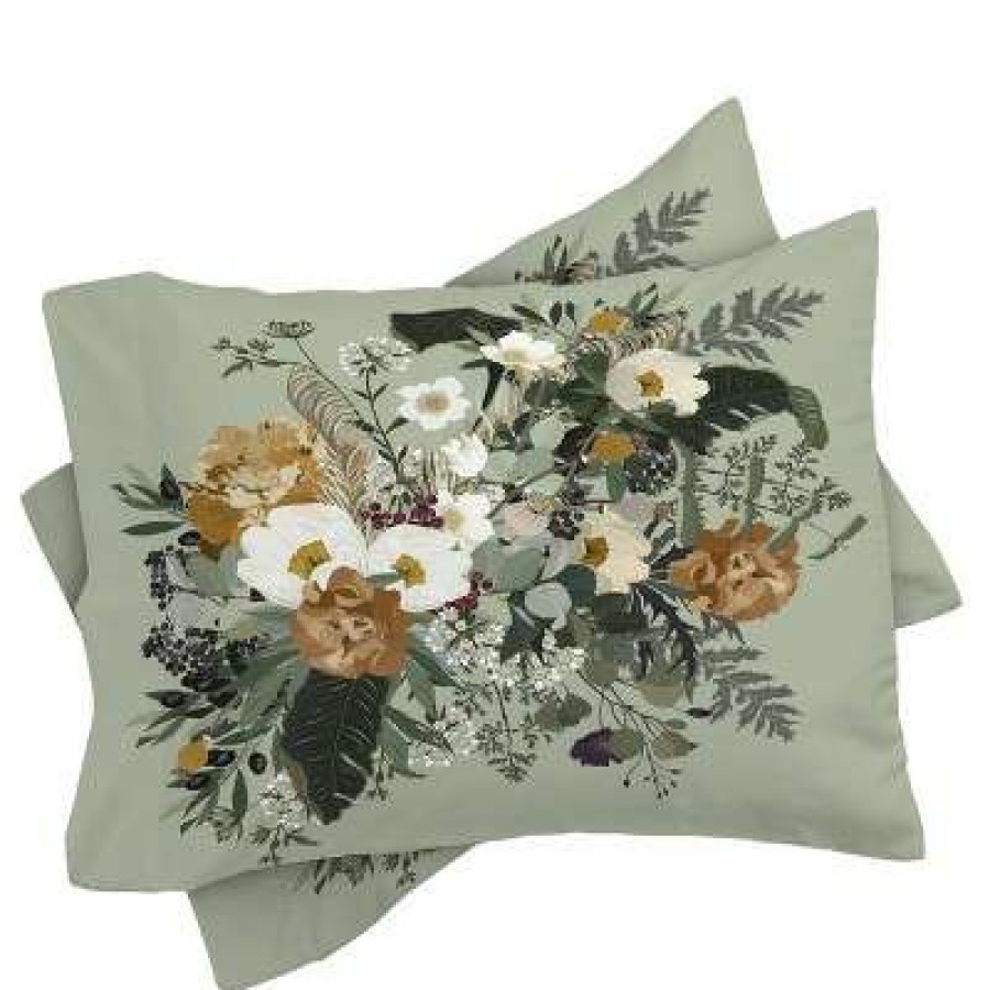 Comforter Bedding Sets * | Buy Iveta Abolina Paloma Midday Comforter Set Deny Designs Green