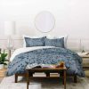 Duvet Cover Bedding Sets * | Cheap Pattern State Tiger Sketch Duvet Set Deny Designs Blue