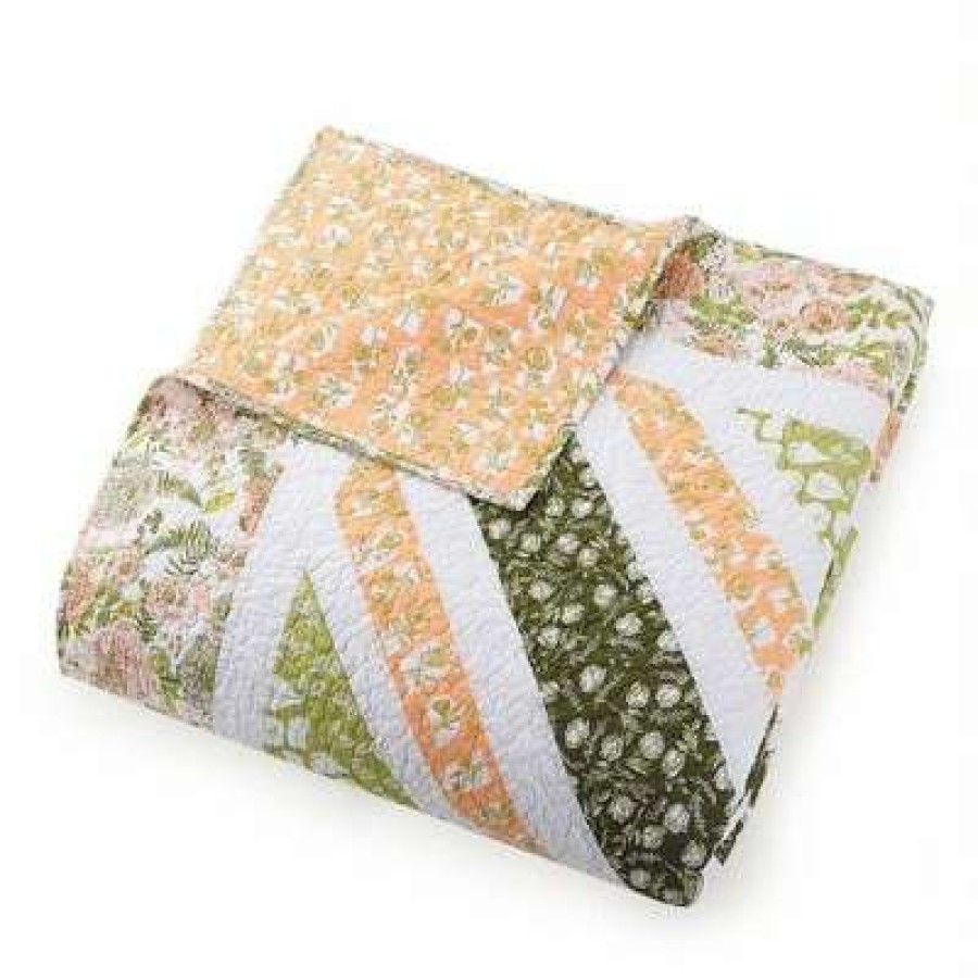 Quilt Bedding Sets * | Deals Bonnie Christine For Makers Collective 3Pc Floret Field Quilt & Sham Set Pink