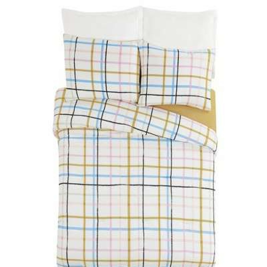 Comforter Bedding Sets * | Cheapest Ampersand Plaid Comforter & Sham Set Makers Collective