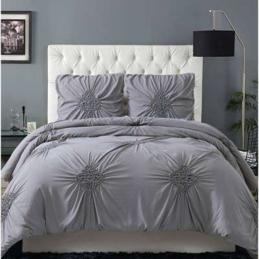 Bedding Collections * | Discount Christian Siriano Georgia Ruched Bedding Collection