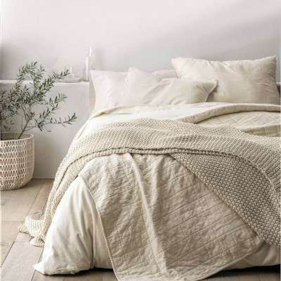 Bedding Collections * | Deals Heavyweight Linen Blend Collection Casaluna