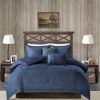 Comforter Bedding Sets * | New Woolrich Perry Oversized Denim Comforter Set Blue