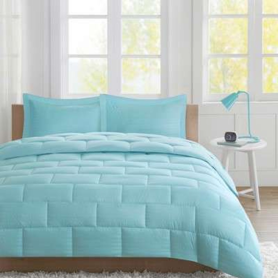 Comforter Bedding Sets * | Best Pirce Intelligent Design Ava Seersucker Down Alternative Comforter Set