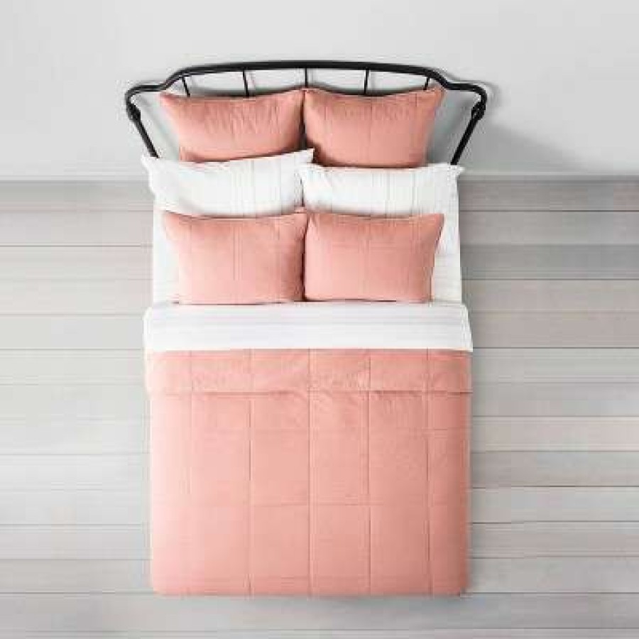 Bedding Collections * | Discount Hearth & Hand With Magnolia Solid Quilt Copper Collection Hearth & Hand With Magnolia