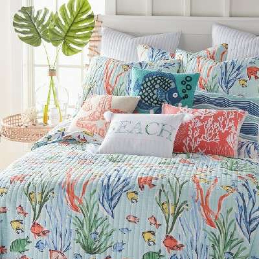 Quilt Bedding Sets * | Promo Sancti Petri Quilt And Pillow Sham Set Levtex Home