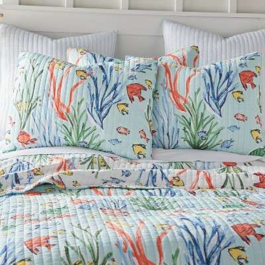 Quilt Bedding Sets * | Promo Sancti Petri Quilt And Pillow Sham Set Levtex Home