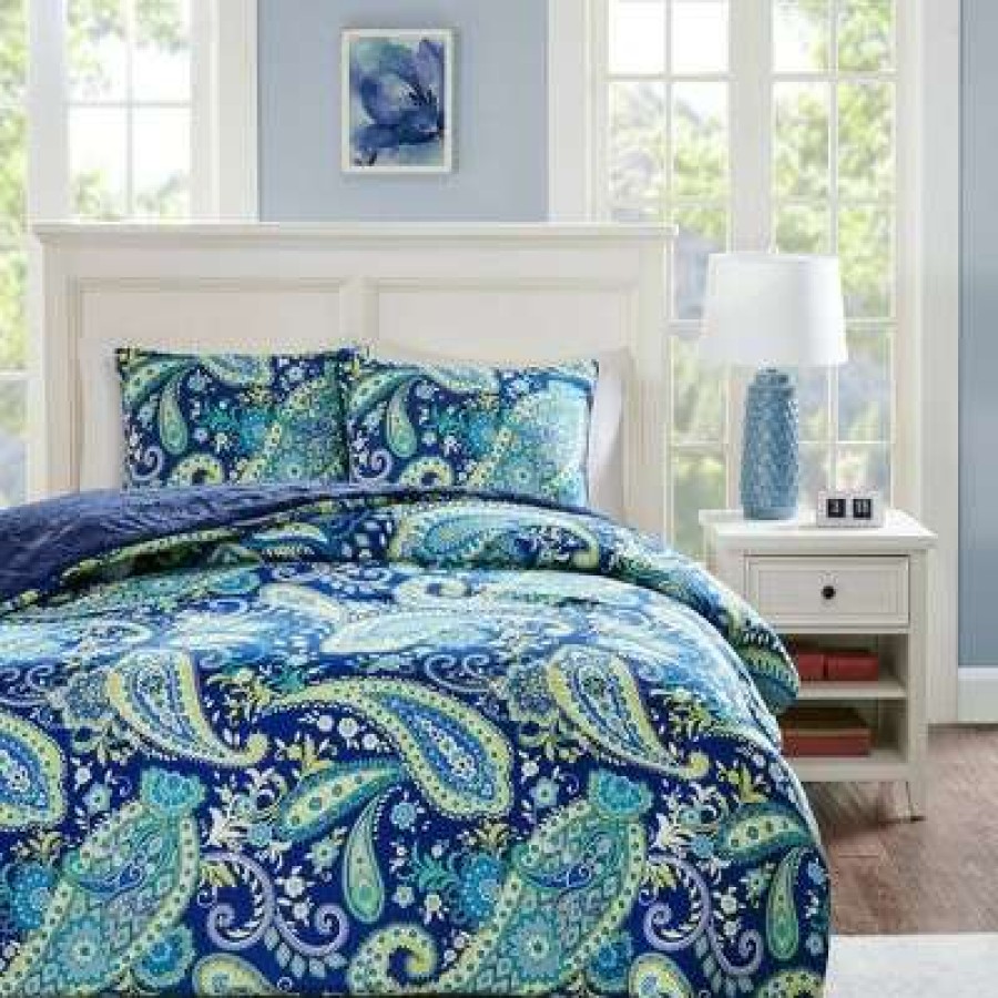 Comforter Bedding Sets * | Best Sale Intelligent Design Kayla Reversible Comforter Mini Set