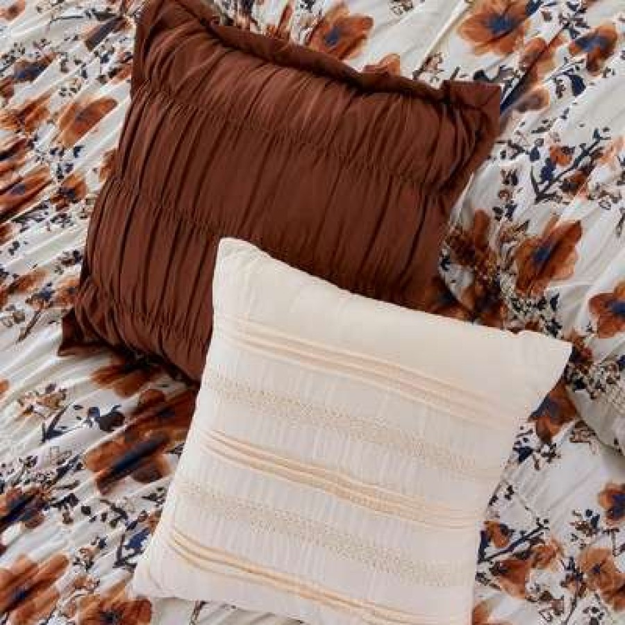 Comforter Bedding Sets * | Best Sale Modern Threads 6-Piece Printed Textured Comforter Set Floral Ridge.