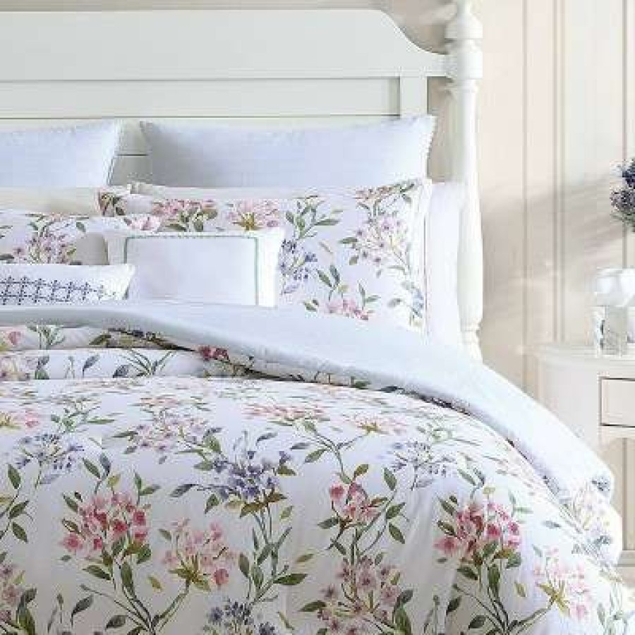 Comforter Bedding Sets * | Wholesale Meadow Breeze Comforter Sham Bonus Set Laura Ashley Purple