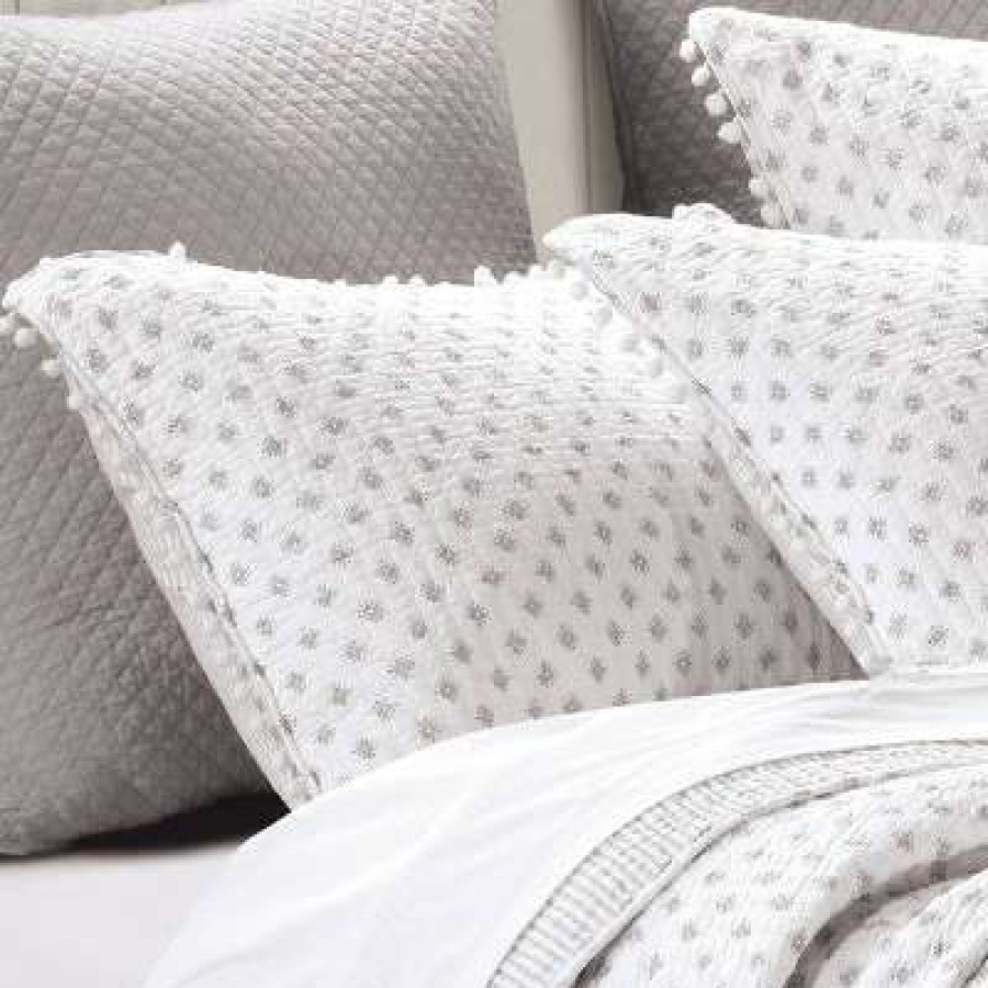 Quilt Bedding Sets * | Hot Sale Risa Quilt Set Gray The Industrial Shop