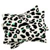 Duvet Cover Bedding Sets * | Best Pirce Deny Designs Allyson Johnson Neon Turquoise Leopard Duvet Set Black/White