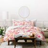 Duvet Cover Bedding Sets * | Cheapest Full/Queen Elisabeth Fredriksson Terrazzo Delight Duvet Cover Set Pink Deny Designs