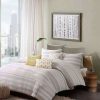 Duvet Cover Bedding Sets * | Outlet Ink+Ivy 3Pc Lakeside Duvet Cover Mini Set Gray