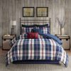 Comforter Bedding Sets * | Discount Woolrich Ryland Oversized Plaid Print Comforter Set Blue